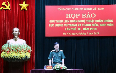 64 đoàn tham gia liên hoan nghệ thuật quần chúng lực lượng vũ trang - Ảnh 1. 64 đoàn tham gia liên hoan nghệ thuật quần chúng lực lượng vũ trang - Ảnh 1.