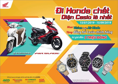 Rinh quà hấp dẫn cùng Honda VISION 110cc và Air Blade 125cc - Ảnh 1. Rinh quà hấp dẫn cùng Honda VISION 110cc và Air Blade 125cc - Ảnh 1.