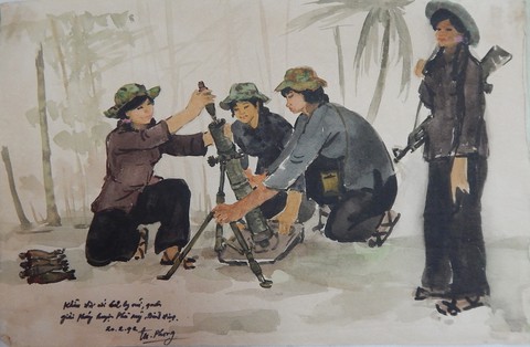 Xem ký họa Ký ức chiến trường của liệt sĩ - họa sĩ Hà Xuân Phong - Ảnh 1. Xem ký họa Ký ức chiến trường của liệt sĩ - họa sĩ Hà Xuân Phong - Ảnh 1.