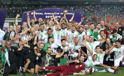 Algeria ăn mừng trong phấn khích sau khi lên ngôi vô địch CAN 2019 - Ảnh 10. Algeria ăn mừng trong phấn khích sau khi lên ngôi vô địch CAN 2019 - Ảnh 10.