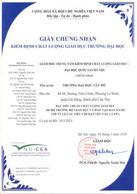 Đại học Tây Đô - địa chỉ đào tạo đáng tin cậy - Ảnh 1. Đại học Tây Đô - địa chỉ đào tạo đáng tin cậy - Ảnh 1.