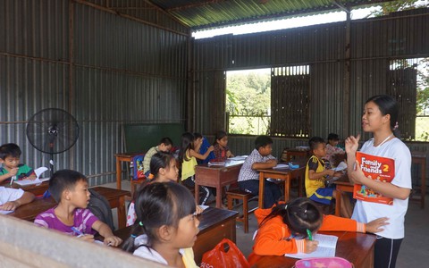 Lớp học 0 đồng giữa vùng quê Tây Đô - Ảnh 1. Lớp học 0 đồng giữa vùng quê Tây Đô - Ảnh 1.