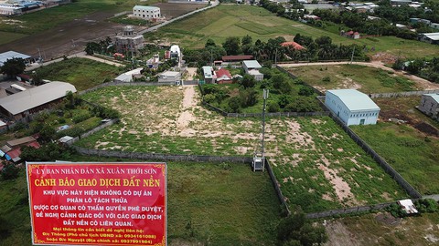 Phân lô bán nền, cấm đến đâu? - Ảnh 1. Phân lô bán nền, cấm đến đâu? - Ảnh 1.