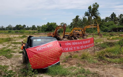 Dự án cao tốc Trung Lương - Mỹ Thuận: Ngưng thi công vì thiếu vốn - Ảnh 1. Dự án cao tốc Trung Lương - Mỹ Thuận: Ngưng thi công vì thiếu vốn - Ảnh 1.