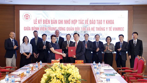 Vinmec hợp tác với Bệnh viện 108 - Ảnh 1. Vinmec hợp tác với Bệnh viện 108 - Ảnh 1.