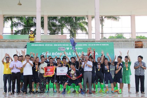 FC Thiệu Nguyên vô địch Cup Huda 2019 - Ảnh 1. FC Thiệu Nguyên vô địch Cup Huda 2019 - Ảnh 1.