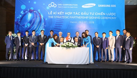 Samsung SDS đầu tư mua 25% cổ phần của CMC - Ảnh 1. Samsung SDS đầu tư mua 25% cổ phần của CMC - Ảnh 1.