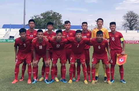 Đá phạt đền không vô, U15 VN thua Indonesia ngày ra quân Giải U15 Đông Nam Á 2019 - Ảnh 1. Đá phạt đền không vô, U15 VN thua Indonesia ngày ra quân Giải U15 Đông Nam Á 2019 - Ảnh 1.