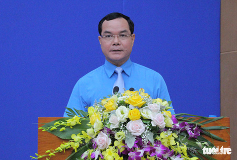 Ông Nguyễn Đình Khang là tân chủ tịch Tổng liên đoàn Lao động Việt Nam - Ảnh 2. Ông Nguyễn Đình Khang là tân chủ tịch Tổng liên đoàn Lao động Việt Nam - Ảnh 2.