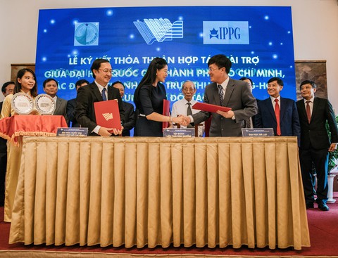 IPPG tài trợ 10 triệu USD cho Quỹ Phát Triển Đại học Quốc Gia TP.HCM - Ảnh 3. IPPG tài trợ 10 triệu USD cho Quỹ Phát Triển Đại học Quốc Gia TP.HCM - Ảnh 3.