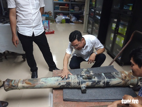 Súng thần công thời Nguyễn ở Đà Nẵng có xuất xứ từ Hà Lan - Ảnh 4. Súng thần công thời Nguyễn ở Đà Nẵng có xuất xứ từ Hà Lan - Ảnh 4.