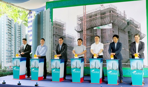 Cất nóc The Habitat Bình Dương - Công trình Xanh - Ảnh 2. Cất nóc The Habitat Bình Dương - Công trình Xanh - Ảnh 2.