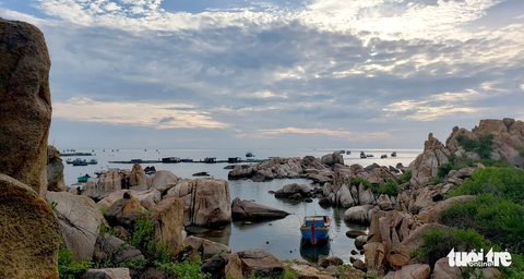 Lội biển qua đảo Kê Gà ở Hàm Thuận Nam - Ảnh 4. Lội biển qua đảo Kê Gà ở Hàm Thuận Nam - Ảnh 4.