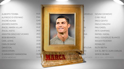 Ronaldo nối gót Messi và Nadal nhận phần thưởng Huyền thoại Marca - Ảnh 3. Ronaldo nối gót Messi và Nadal nhận phần thưởng Huyền thoại Marca - Ảnh 3.