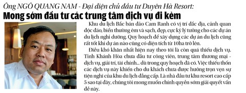 Bắc bán đảo Cam Ranh: Định vị khu du lịch đẳng cấp cao - Ảnh 6. Bắc bán đảo Cam Ranh: Định vị khu du lịch đẳng cấp cao - Ảnh 6.