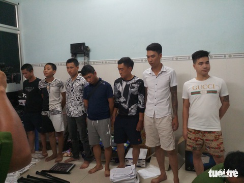 Triệt phá nhóm 14 người cho vay lãi suất 100%/tháng - Ảnh 1. Triệt phá nhóm 14 người cho vay lãi suất 100%/tháng - Ảnh 1.