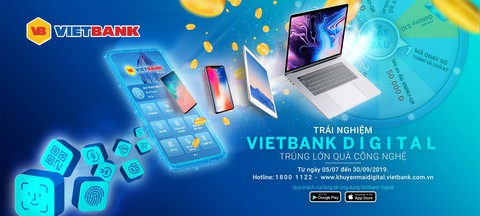 Vietbank khuyến mãi lớn dịp ra mắt Mobile Banking Vietbank Digital. - Ảnh 1. Vietbank khuyến mãi lớn dịp ra mắt Mobile Banking Vietbank Digital. - Ảnh 1.
