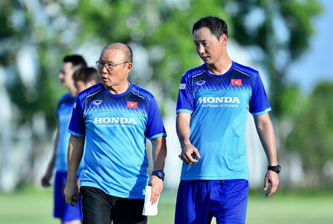 U23 Việt Nam hứng khởi trong ngày đầu tập luyện tại PVF - Ảnh 1. U23 Việt Nam hứng khởi trong ngày đầu tập luyện tại PVF - Ảnh 1.