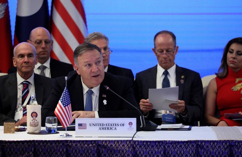 Ngoại trưởng Pompeo nói Mỹ không bắt Đông Nam Á phải chọn phe - Ảnh 1. Ngoại trưởng Pompeo nói Mỹ không bắt Đông Nam Á phải chọn phe - Ảnh 1.