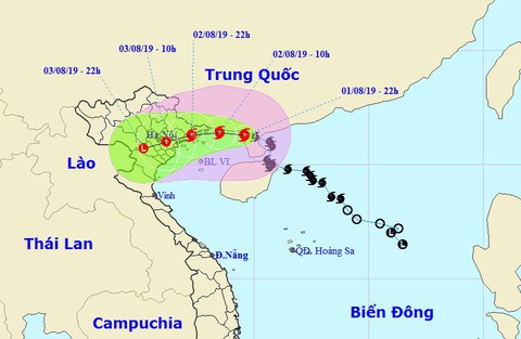 Bão số 3 đã vào vịnh Bắc Bộ - Ảnh 1. Bão số 3 đã vào vịnh Bắc Bộ - Ảnh 1.