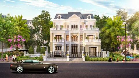 Phong cách bán cổ điển lên ngôi giữa muôn vàn kiến trúc - Ảnh 1. Phong cách bán cổ điển lên ngôi giữa muôn vàn kiến trúc - Ảnh 1.