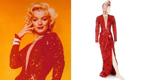 Marilyn Monroe và những chiếc váy đấu giá từ chục ngàn đến triệu USD - Ảnh 1. Marilyn Monroe và những chiếc váy đấu giá từ chục ngàn đến triệu USD - Ảnh 1.