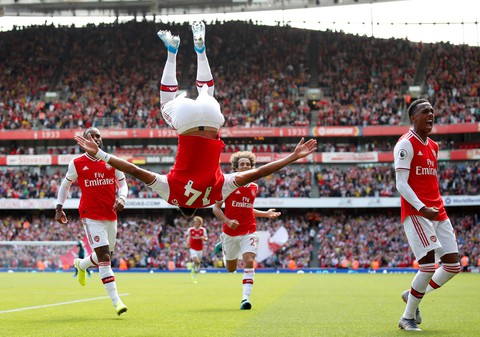 ‘Song sát’ Aubameyang - Lacazette giúp Arsenal thắng trận thứ hai liên tiếp - Ảnh 3. ‘Song sát’ Aubameyang - Lacazette giúp Arsenal thắng trận thứ hai liên tiếp - Ảnh 3.