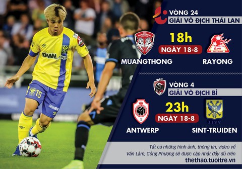 Lịch thi đấu của Công Phượng và Văn Lâm hôm nay 18-8 - Ảnh 1. Lịch thi đấu của Công Phượng và Văn Lâm hôm nay 18-8 - Ảnh 1.