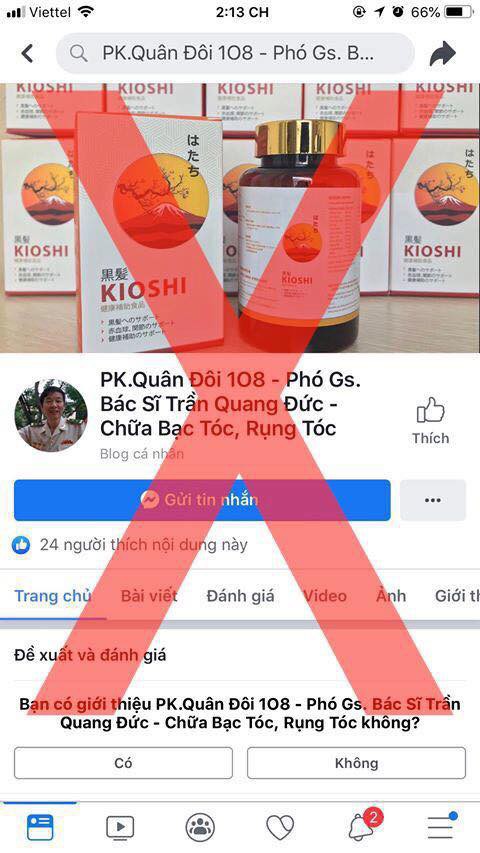 Bệnh viện Quân đội 108 lên tiếng về các phòng khám giả mạo - Ảnh 2. Bệnh viện Quân đội 108 lên tiếng về các phòng khám giả mạo - Ảnh 2.