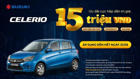 Suzuki ưu đãi đến 30 triệu đồng cho khách mua xe trong tháng 8 - Ảnh 2. Suzuki ưu đãi đến 30 triệu đồng cho khách mua xe trong tháng 8 - Ảnh 2.
