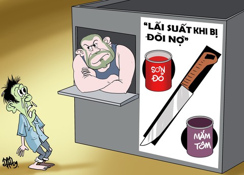 Đòi nợ thuê, nghĩ đến là khiếp! - Ảnh 1. Đòi nợ thuê, nghĩ đến là khiếp! - Ảnh 1.