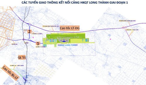 Kết nối giao thông vào cửa ngõ sân bay Long Thành như thế nào? - Ảnh 1. Kết nối giao thông vào cửa ngõ sân bay Long Thành như thế nào? - Ảnh 1.