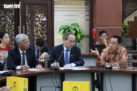 TP.HCM tìm hiểu chính sách tự chủ đại học tại Indonesia - Ảnh 1. TP.HCM tìm hiểu chính sách tự chủ đại học tại Indonesia - Ảnh 1.