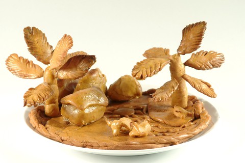 Bánh trung thu nướng tại gia, chồng nhồi bột, vợ xào nhân - Ảnh 1. Bánh trung thu nướng tại gia, chồng nhồi bột, vợ xào nhân - Ảnh 1.