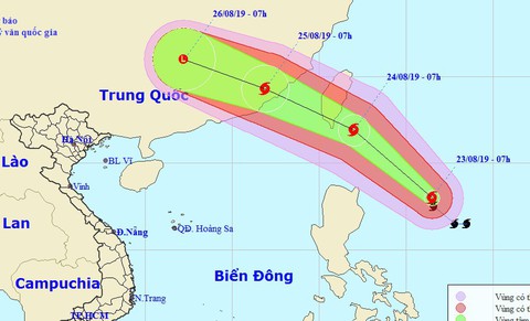 Bão gần Biển Đông đang mạnh lên, Bắc Bộ, Bắc Trung Bộ mưa dông - Ảnh 1. Bão gần Biển Đông đang mạnh lên, Bắc Bộ, Bắc Trung Bộ mưa dông - Ảnh 1.