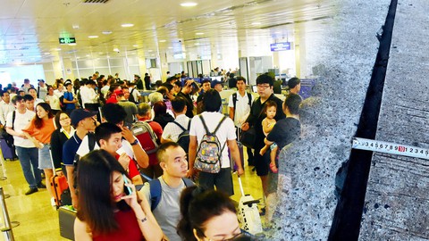 Báo động sân bay xuống cấp, quá tải - Ảnh 1. Báo động sân bay xuống cấp, quá tải - Ảnh 1.