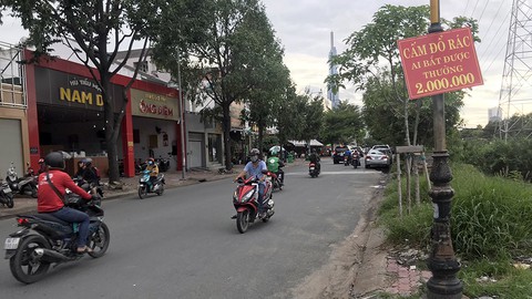 Xóa bãi rác, làm vườn hoa - Ảnh 1. Xóa bãi rác, làm vườn hoa - Ảnh 1.