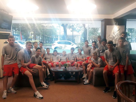 Nga, Hàn và Myanmar đã đến Vũng Tàu chuẩn bị cho Giải U15 quốc tế 2019 - Ảnh 1. Nga, Hàn và Myanmar đã đến Vũng Tàu chuẩn bị cho Giải U15 quốc tế 2019 - Ảnh 1.