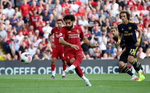 Salah tỏa sáng, Liverpool đè bẹp Arsenal tại Anfield - Ảnh 2. Salah tỏa sáng, Liverpool đè bẹp Arsenal tại Anfield - Ảnh 2.