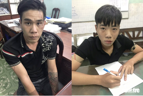 Trinh sát ‘tung cước’, bắt 2 nghi phạm cướp giật trong đêm - Ảnh 1. Trinh sát ‘tung cước’, bắt 2 nghi phạm cướp giật trong đêm - Ảnh 1.