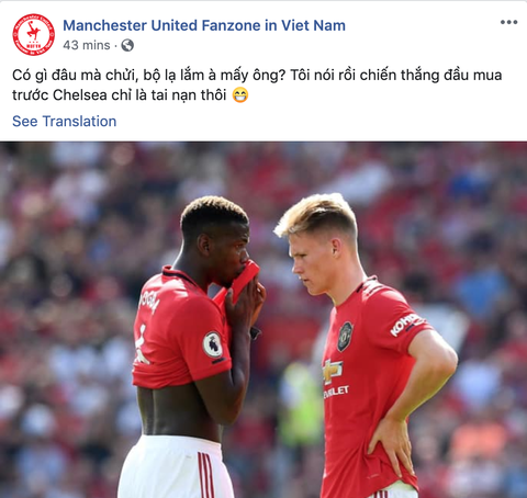 CĐV M.U: Chiến thắng trước Chelsea chỉ là... tai nạn - Ảnh 1. CĐV M.U: Chiến thắng trước Chelsea chỉ là... tai nạn - Ảnh 1.