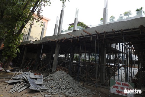 Đà Nẵng ngổn ngang trường lớp trước năm học mới - Ảnh 4. Đà Nẵng ngổn ngang trường lớp trước năm học mới - Ảnh 4.