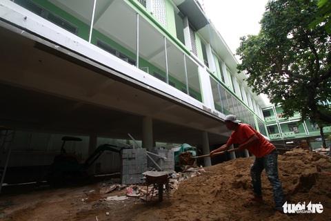 Đà Nẵng ngổn ngang trường lớp trước năm học mới - Ảnh 1. Đà Nẵng ngổn ngang trường lớp trước năm học mới - Ảnh 1.