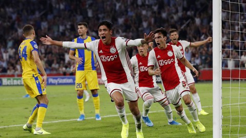 Ajax giành vé tham dự vòng bảng Champions League - Ảnh 1. Ajax giành vé tham dự vòng bảng Champions League - Ảnh 1.