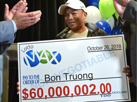 Người gốc Việt trúng độc đắc lớn nhất ở Canada - Ảnh 1. Người gốc Việt trúng độc đắc lớn nhất ở Canada - Ảnh 1.