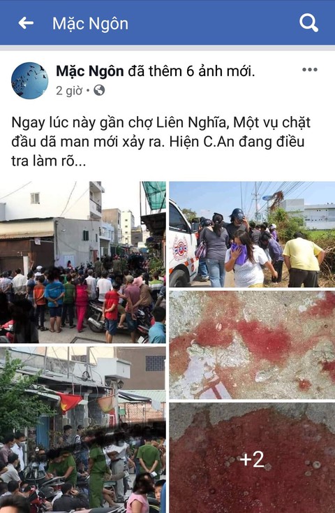 Phạt 10 triệu đồng người đưa tin “vụ chặt đầu dã man” trên Facebook - Ảnh 1. Phạt 10 triệu đồng người đưa tin “vụ chặt đầu dã man” trên Facebook - Ảnh 1.