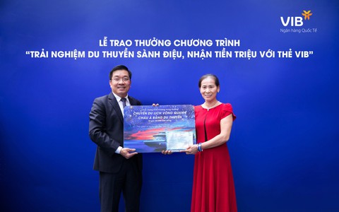 Đã có 2 chủ thẻ VIB trúng cặp vé du thuyền châu Á - Ảnh 1. Đã có 2 chủ thẻ VIB trúng cặp vé du thuyền châu Á - Ảnh 1.