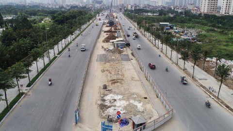 Hà Nội: Từ 10/8 sẽ phân luồng giao thông đường Phạm Văn Đồng - Ảnh 1. Hà Nội: Từ 10/8 sẽ phân luồng giao thông đường Phạm Văn Đồng - Ảnh 1.