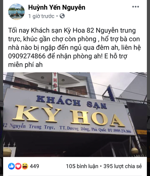 Phú Quốc đêm chạy ngập, nhiều nơi rộng cửa mời bà con tá túc - Ảnh 3. Phú Quốc đêm chạy ngập, nhiều nơi rộng cửa mời bà con tá túc - Ảnh 3.