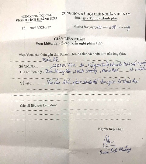 Người bị oan 38 năm gởi đơn yêu cầu khôi phục danh dự - Ảnh 2. Người bị oan 38 năm gởi đơn yêu cầu khôi phục danh dự - Ảnh 2.